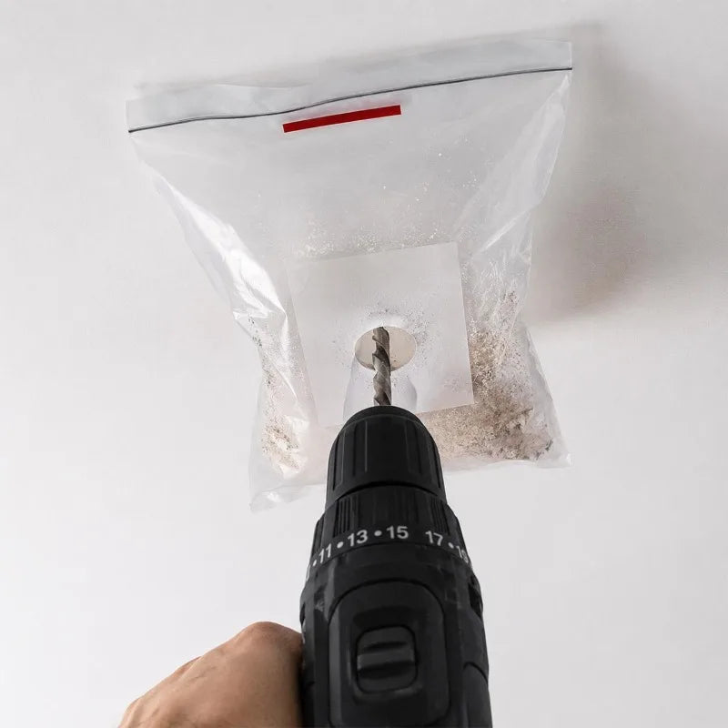 200/10PCS Electric Hammer Dust Bags Self-Adhesive Dustproof Collector Drilling Holes Dust Catcher Bags Power Tool Accessories Quake