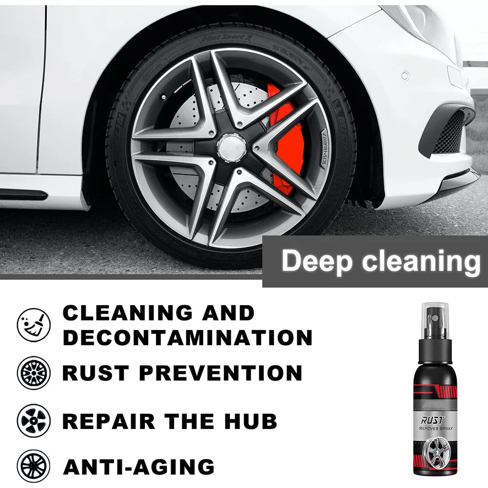 Car Iron Rust Removal Remover Spray Multi Purpose Derusting Cleaner Auto Anti Rust Spray For Bathrooms Toilets Car Quake
