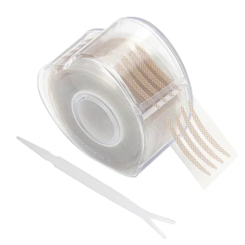 Women Natural Invisible Double Eyelid Stickers Fold Eyelid Stripes Eyelid Tapes Eye Lift Clear Beige Color Big Eyes Beauty Tools Quake S reticular
