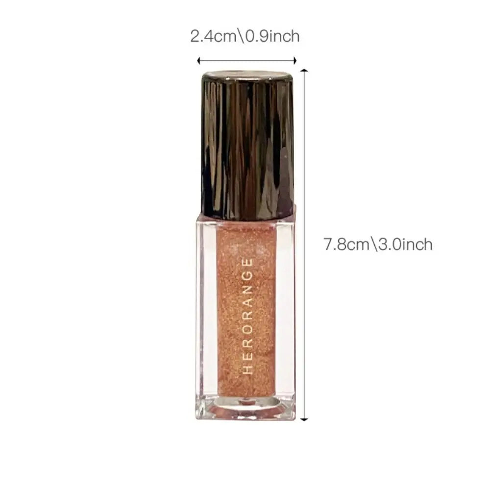Sparkle Long-Lasting Lip Gloss Non-Fading Moisturizing Liquid Lipstick Non-Sticky Clear Lip Glaze for Women Quake
