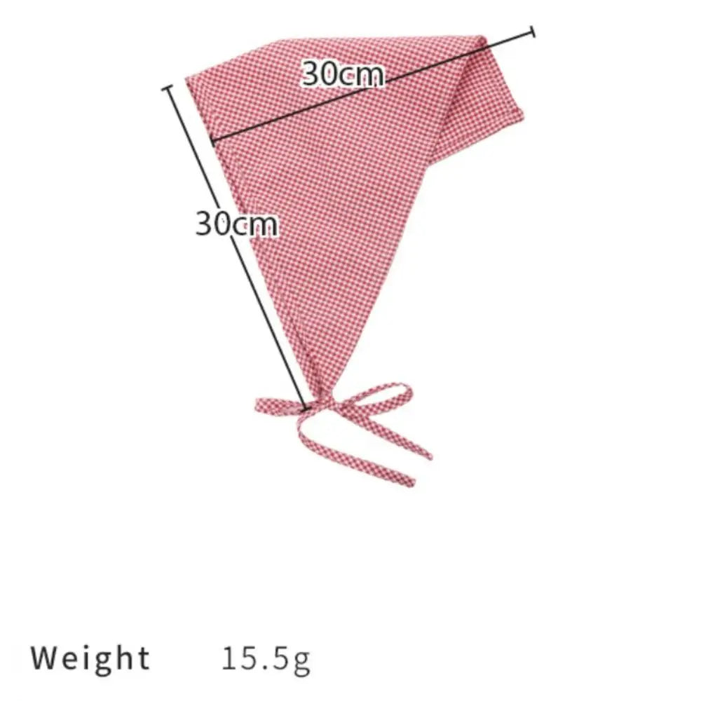 New Pastoral Style Bandana Headband Women's Triangle Headscarf Hair Bands Spring Summer Girl Fashion Decoration Ties Hair Scarf Quake