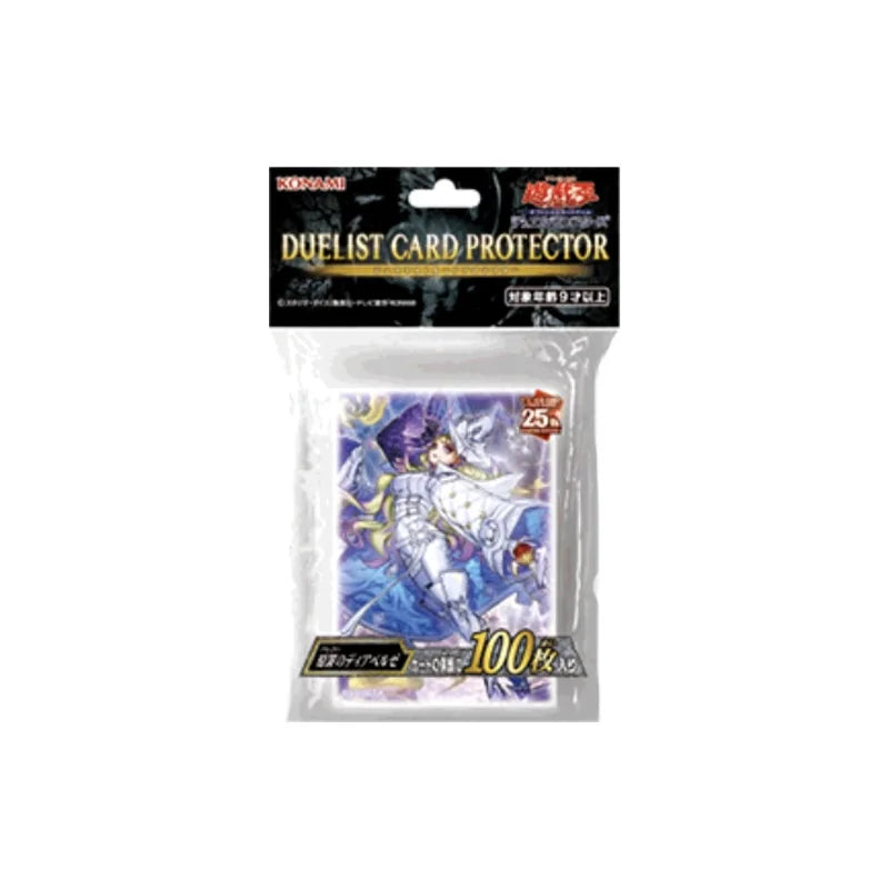 Hot 100 Pcs Official Yu-Gi-Oh White Magician & Original Sin Diabolos Card Sleeves YCSL Limited Edition Anime Exquisite Gift Toys Quake 100pcs