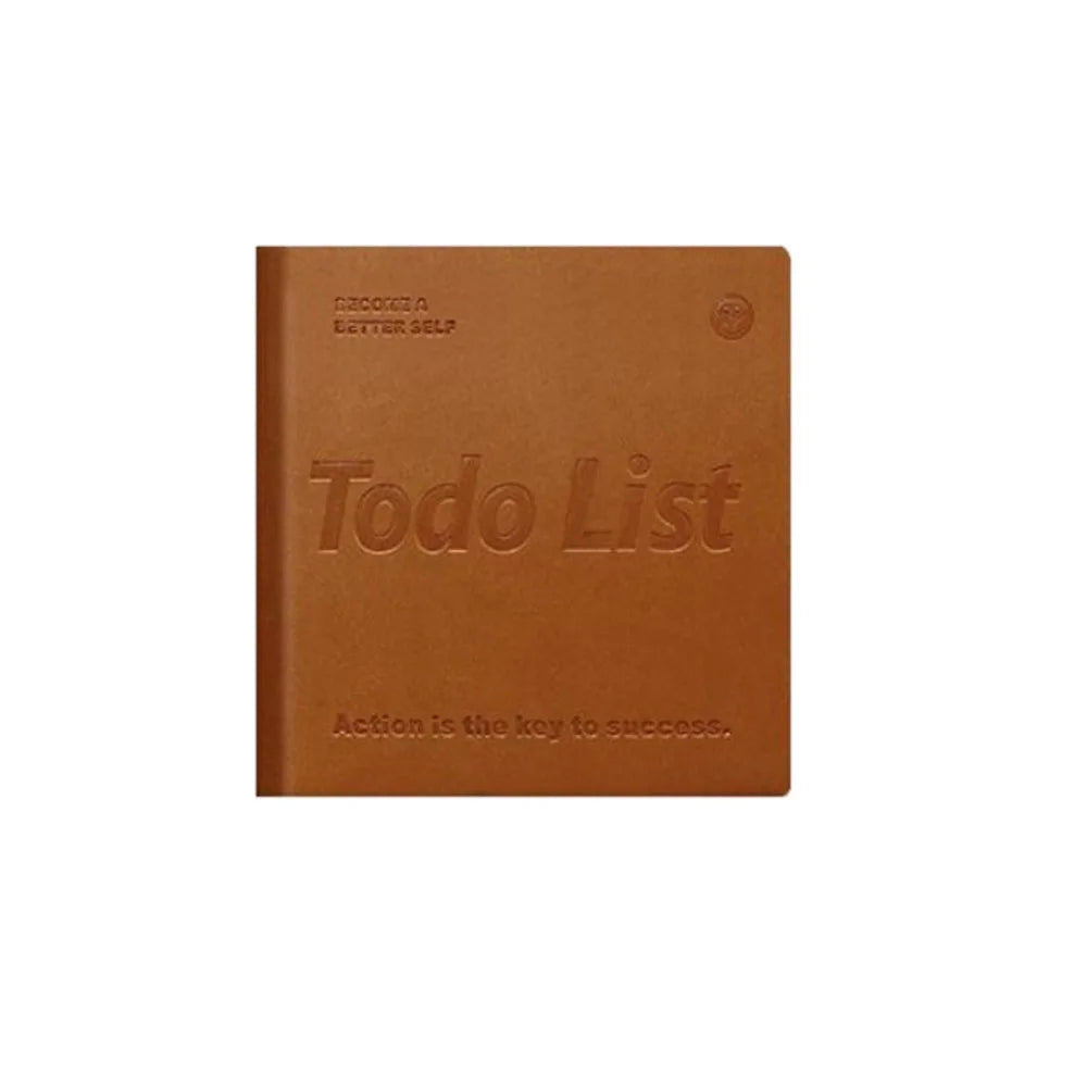Time Management 365 Day Planner Portable Note-Taking Daily Planner Learning Schedule Schedule Plan Book School Office Supplies Quake Brown