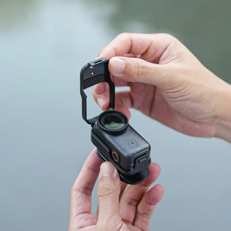 Quick Release Hat Clip Mount For OsmoNano Camera Horizontal/Vertical Switching for Adventure Vlog Cycling Hiking K1KF Quake