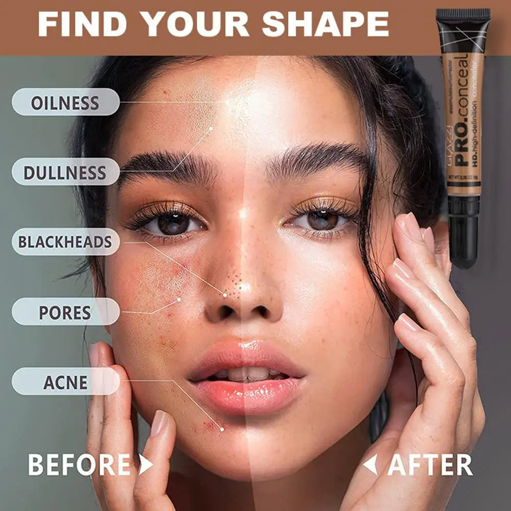 Hose Liquid Foundation Matte Nude Makeup Facial Foundation Highlight Concealer Oil Control Full Coverage Foundation for Brighten Quake
