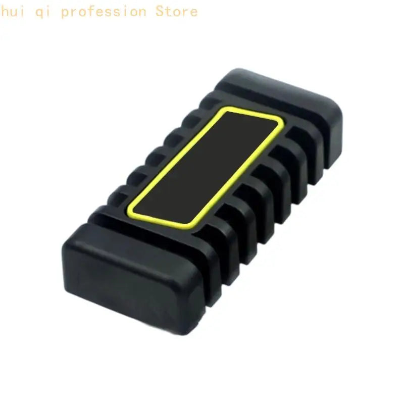Motorcycle Brake Pedal Rubber Pad Quick Installation Pedal Pad for BAJAJ Use H8WE Quake Black and yellow China Mainland