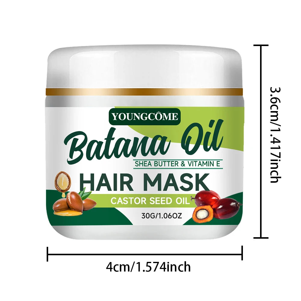 Batana Rosemary Hair Care Hair Mask Nourish Moisturize Improve Hair Quality Reduct Hair Loss Prevent Repair Revitalize Hair Care Quake 30G