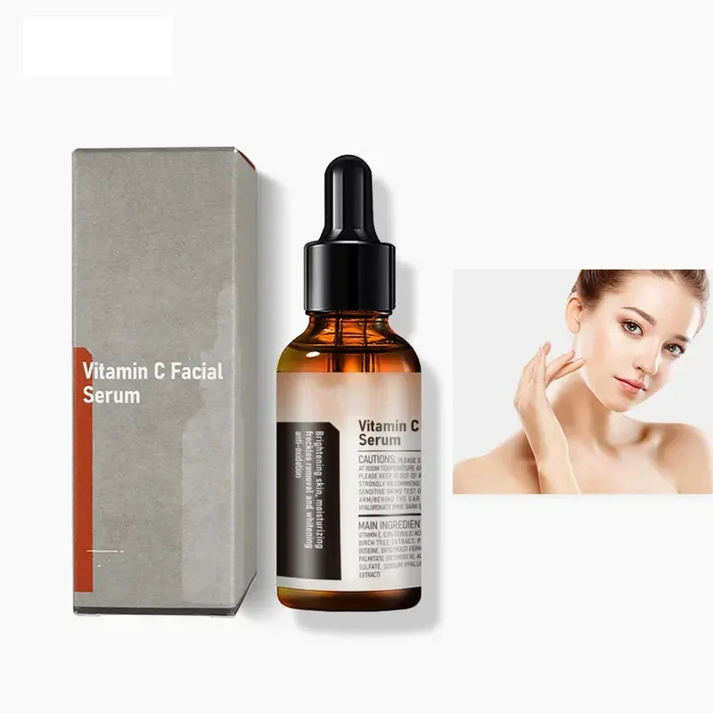 Vitamin C Facial Serum Essence, 30ml Skincare Cleanser-B3 Gentle Acne Firming Improve dullness Vitamin C Serum stock solution Quake Default Title