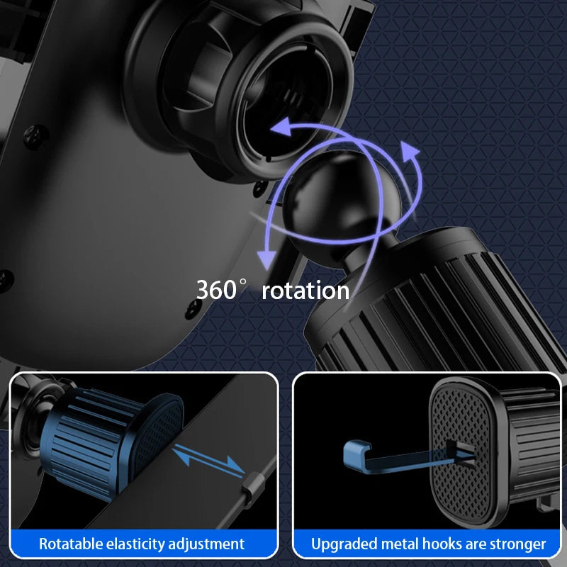 SEAMETAL Car Phone Holder Bracket Accessories Interior Air Outlet Vent Base Gadget Universal Auto Cellphone Support Accessories Quake