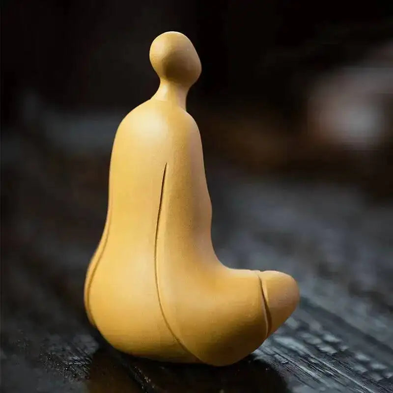 Zisha Tea Pet Buddha Tea Ceremony Tea Set Ornament Clay Little Zen Чайные Украшения Quake