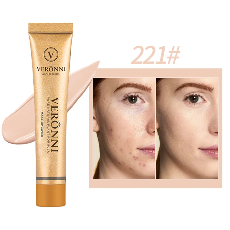 Long-lasting waterproof and sweatproof concealer with natural nude Maquiagem Liquid Concealer Beauty Face Cosmetics Makeup Base Quake 221