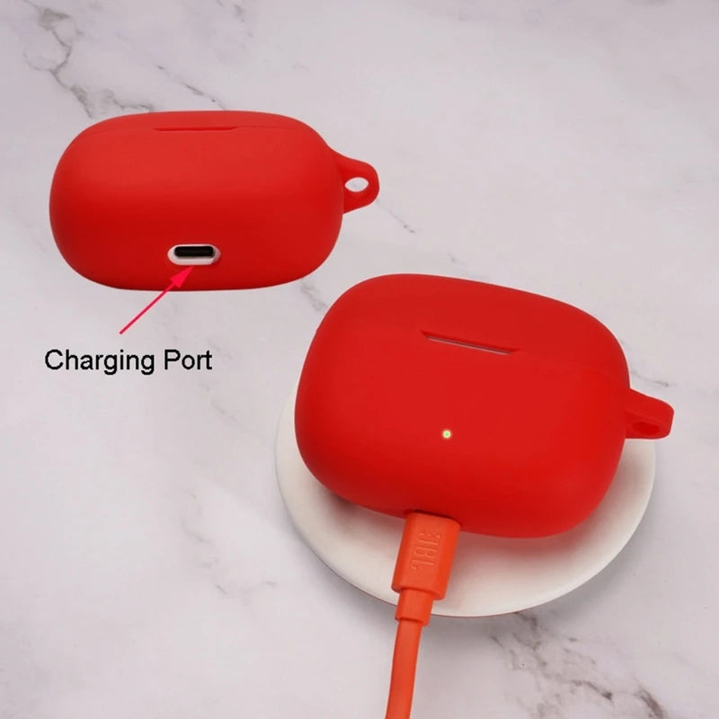 Protective Carrying-Case Shockproof-Suitable for JBL Wave Beam Earphone Dustproof Protector Washable Charging Box Sleeve K1KF Quake