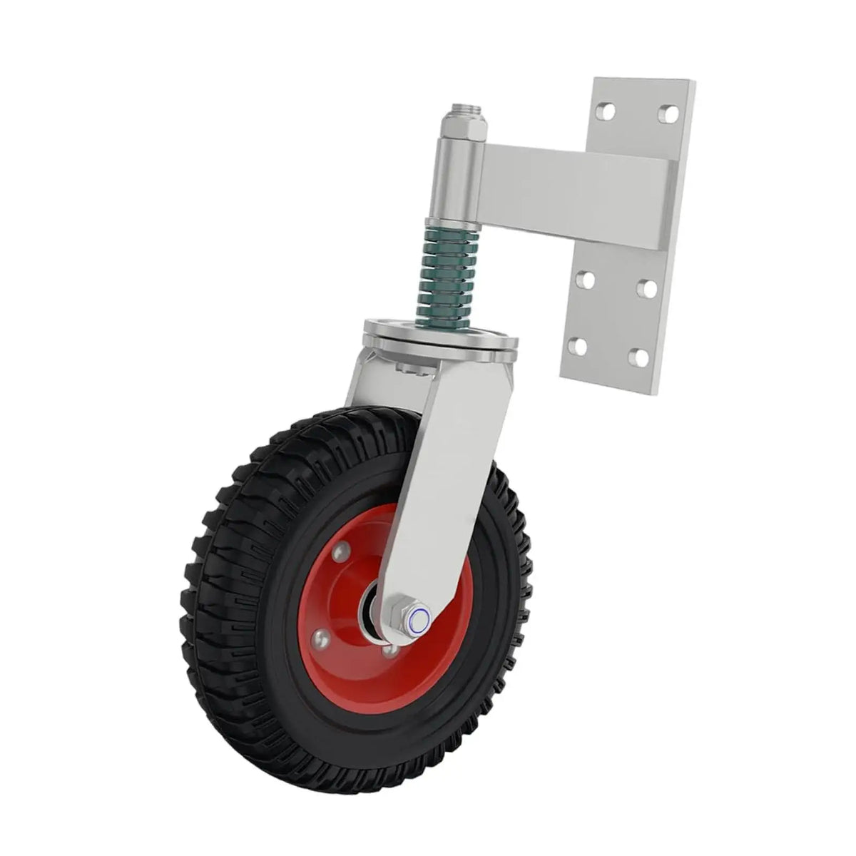 Spring Loaded Gate Caster, Gate Wheel, 600lbs Capacity Gate Support Wheel, Quake