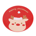 Christmas Dinnerware Table Setting Unique Decoration Holiday Dinnerware for Special Occasion Birthday Christmas Household Gift Quake 10inchElk