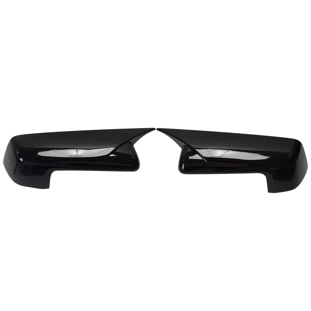 For Chevy Silverado 1500 CMC SIERRA 2019-2023 Car Sticker Rearview Side Mirror Cover Wing Cap Exterior Door Rear View Case Trim Quake Gloss Black