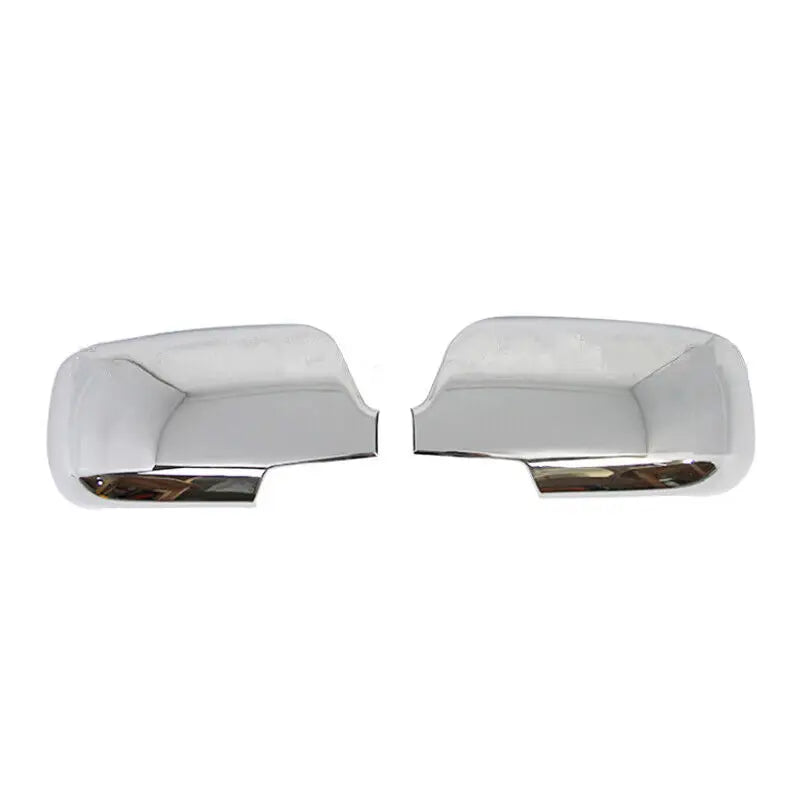 For Kia Sorento 2013-2014 Car Rearview Side Mirror Cover Wing Cap Exterior Door Sticker Frame Case Trim Housing Silver Chrome Quake Without Light