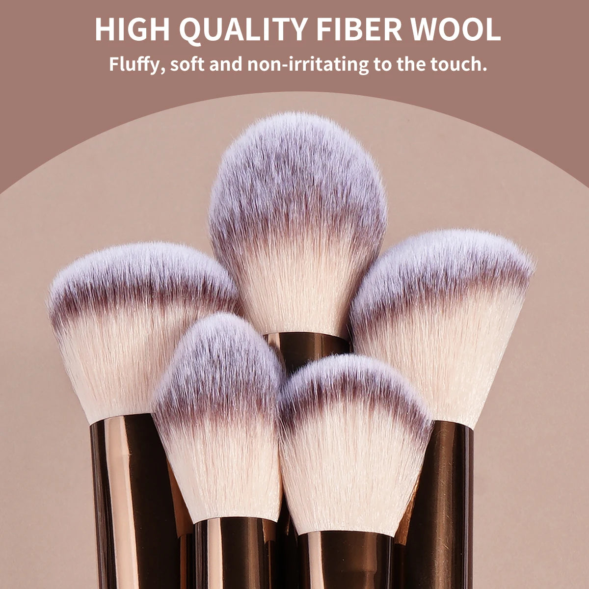 13pcs Makeup Brush Set Foundation Concealer Powder Eyeshadow Blush Brush Kabuki Blending Cosmetic Makeup Beauty Tool for Face Quake