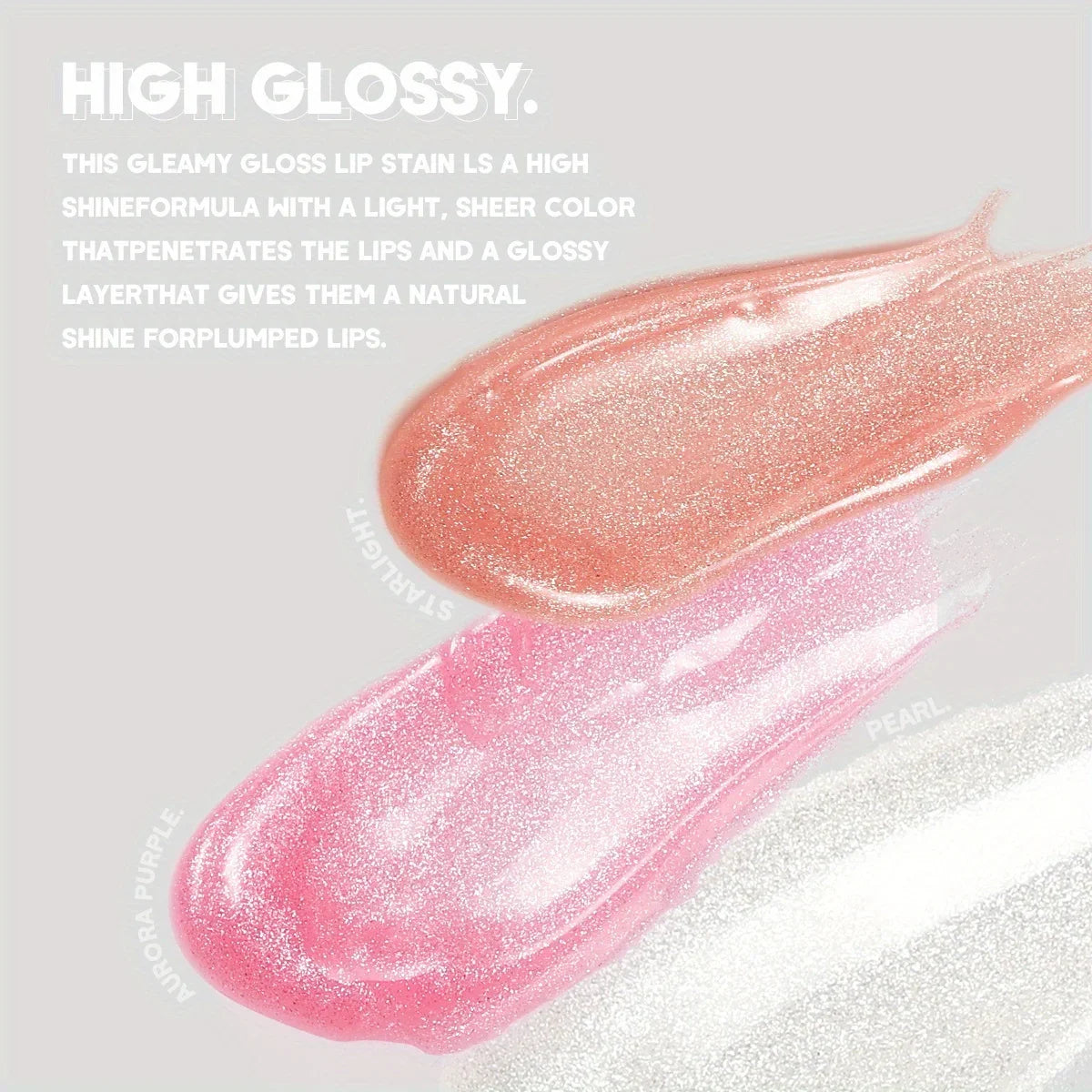 Moisturizing And Lip Lacquer Sparkling Lip Gel Lip Gloss Shiny And Glittery Glass Lips Daily Makeup Water Glossy Lip Color Quake