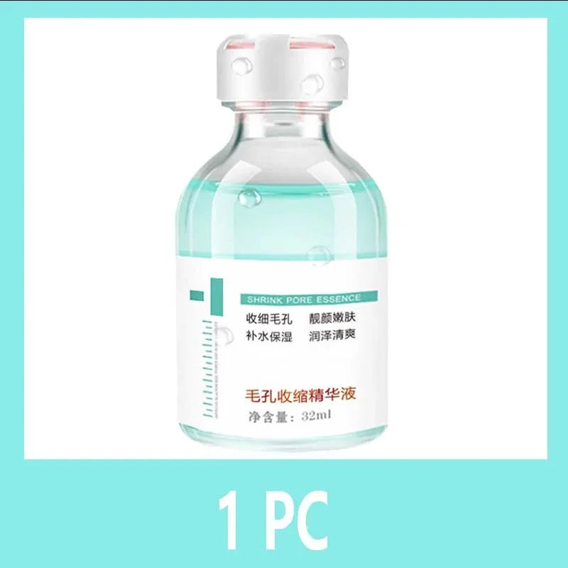Shrink Pores Serum Essence Face Remove Blackheads Oil Control Gel Whitening Moisturizing Smooth Skin Care Product Quake 1PC