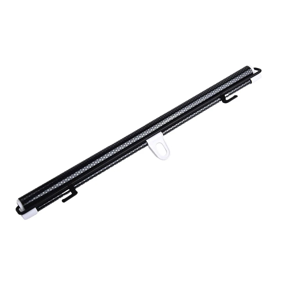 Auto Retractable Car Windshield Sun Shade Curtain Anti-UV Block Sun Visor Black Effective Sun Protection Easy Installation Quake