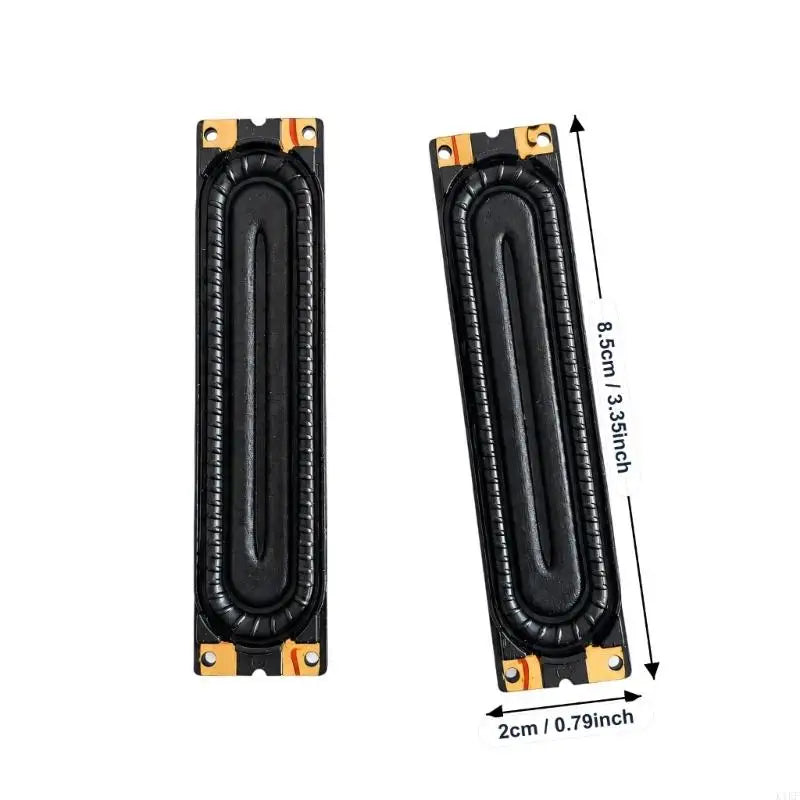 Black Replacement Speakers for UA40D5000PR Television, Left and Right Speaker Pair with Corner Mounting Holes on Each ABS K1KF Quake
