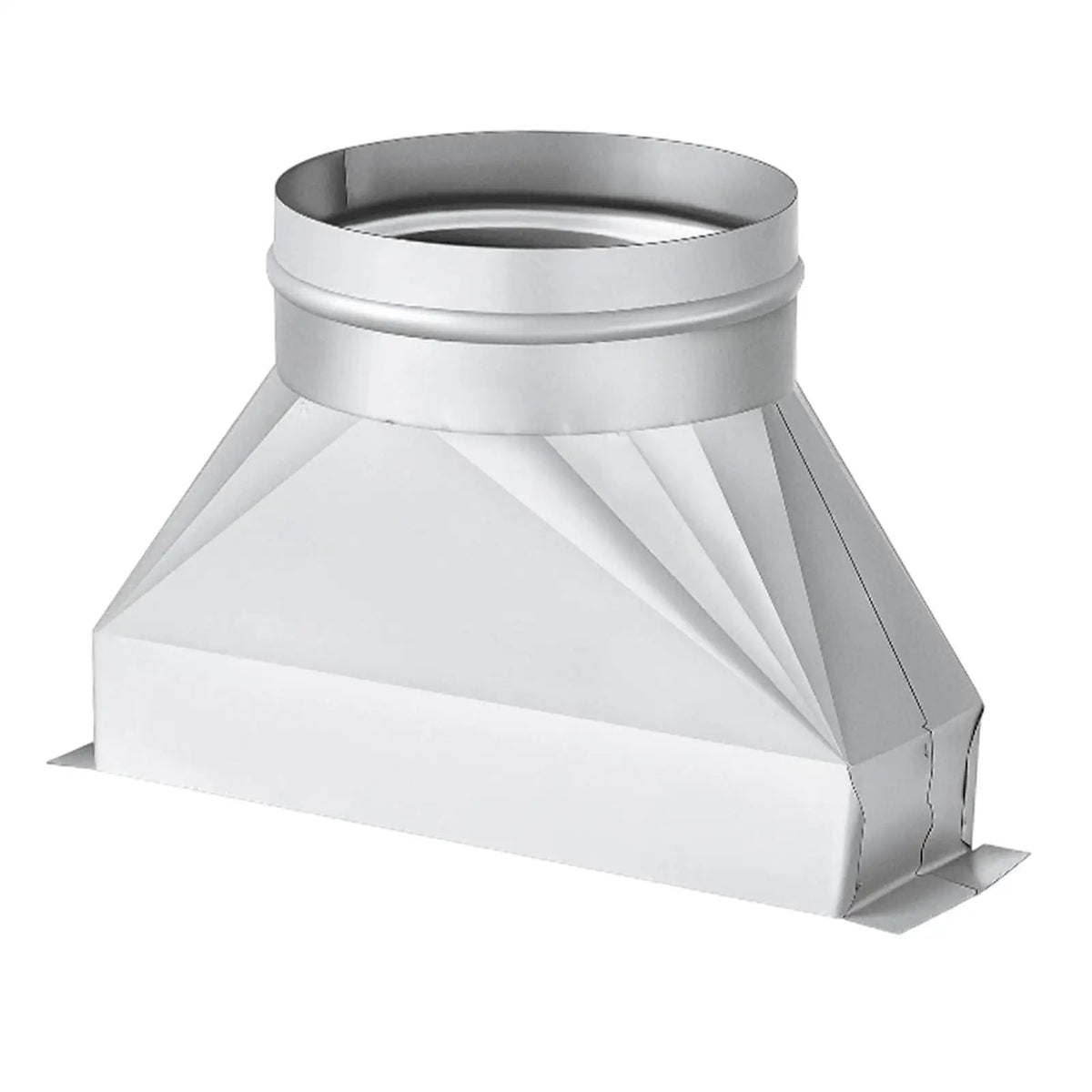 Vent Adapter Duct Transition Efficient Ventilation Galvanized Transition for Agricultural Commercial Building Dryer Vent Hose Quake