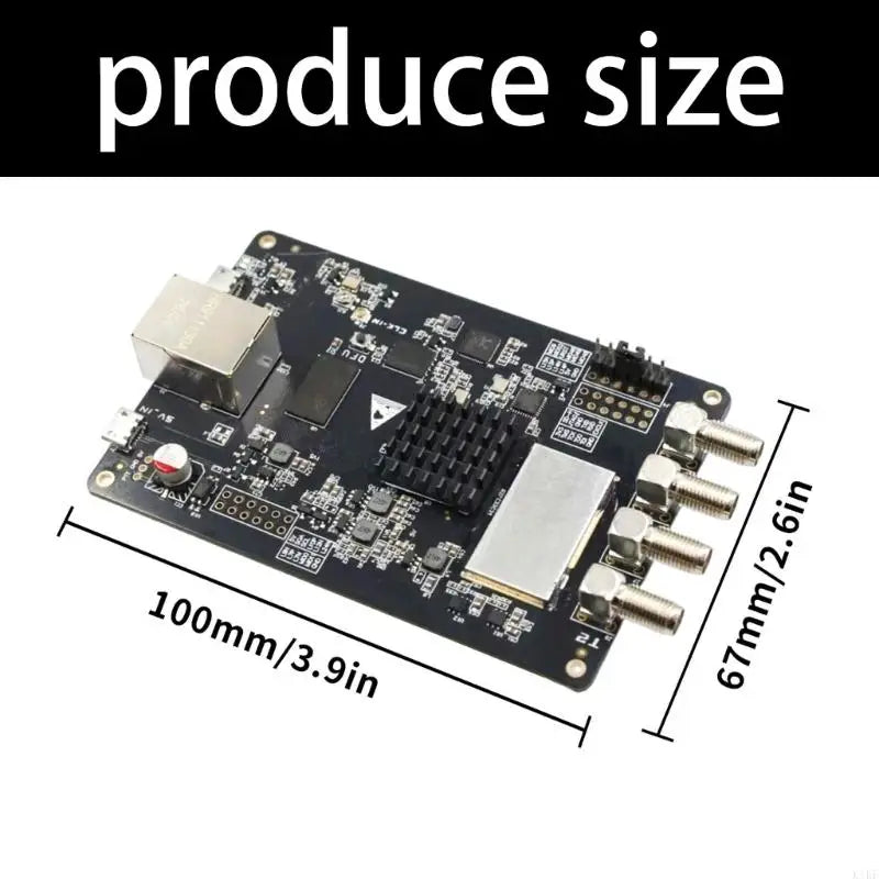 Software Defined Radio Development Board for Signal Testing, Ethernet Access, USB Input, Storage Card Startup, and Ready K1KF Quake