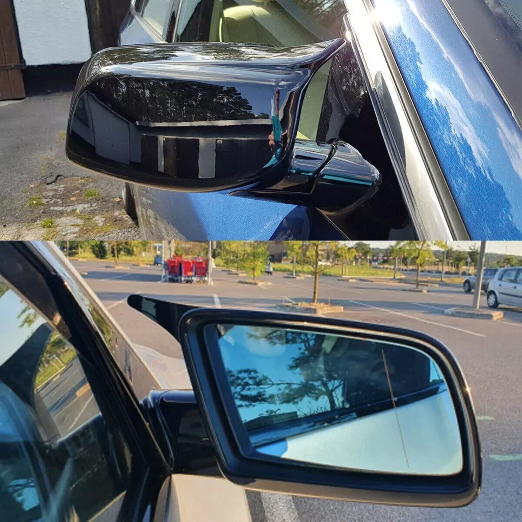 For BMW 5 Series E60 E61 E63 E64 525i 530i 528i 2003-2007 Car Replacement Rearview Side Mirror Cover Wing Cap Exterior Case Trim Quake