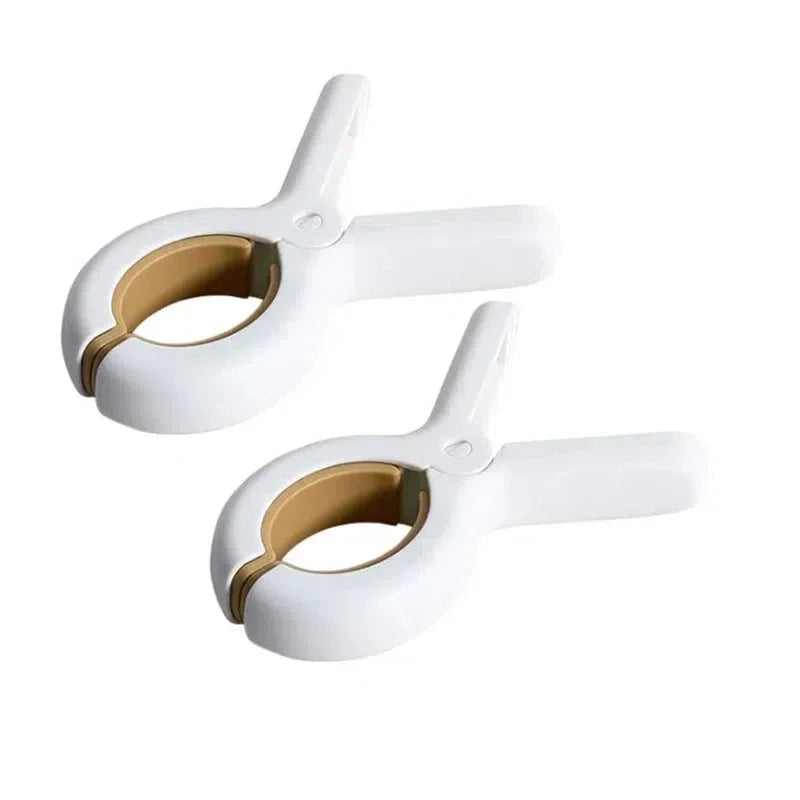 1/2/4Pcs Clothes Pegs Dry Quilt Single Clothespins Household Cotton Quilt Hanger Large Windproof Clip Clothes Quilt Organizer Quake B341 -2Pcs Beige
