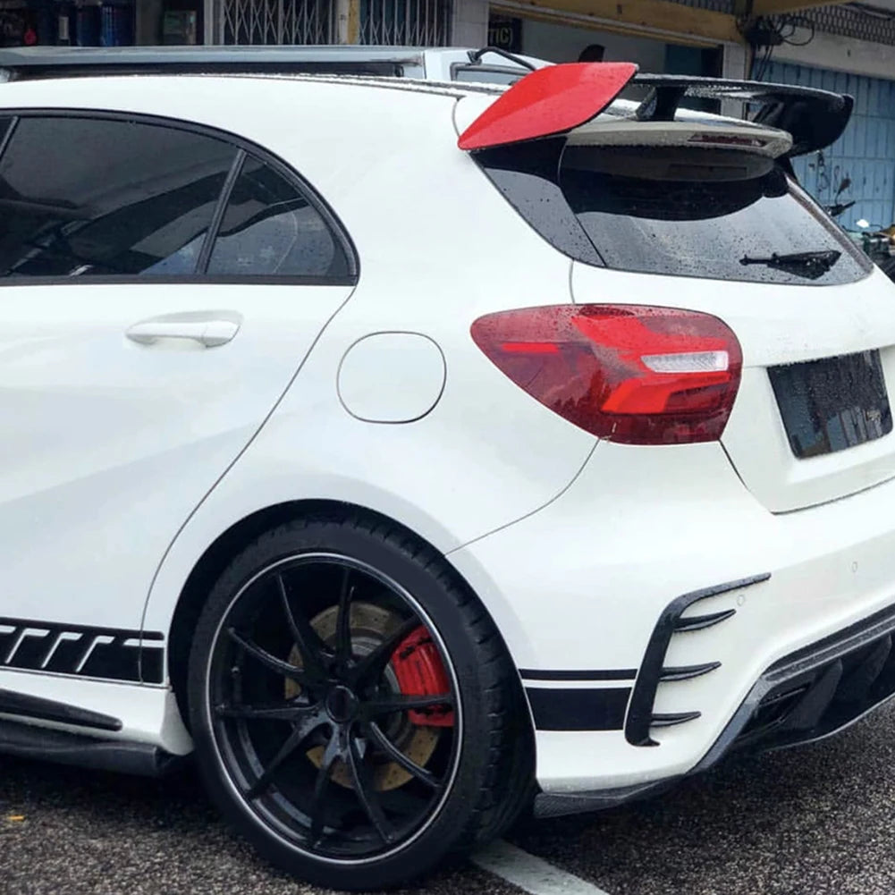 Sporty Rear Bumper Vent Canard Spoiler for Mercedes W176 A Class A200 A250 A260 A45 2013 2018 Easy Installation Quake