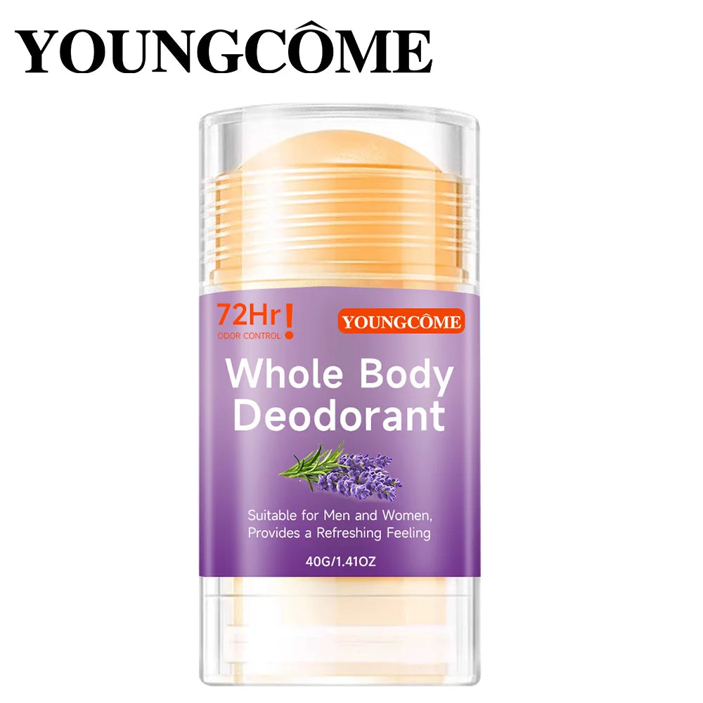 Whole Body Deodorant Stick Anti Sweating Keep Drying Lasting Fragrance Remove Armpit Odor Underarm Refresh Sticks Quake