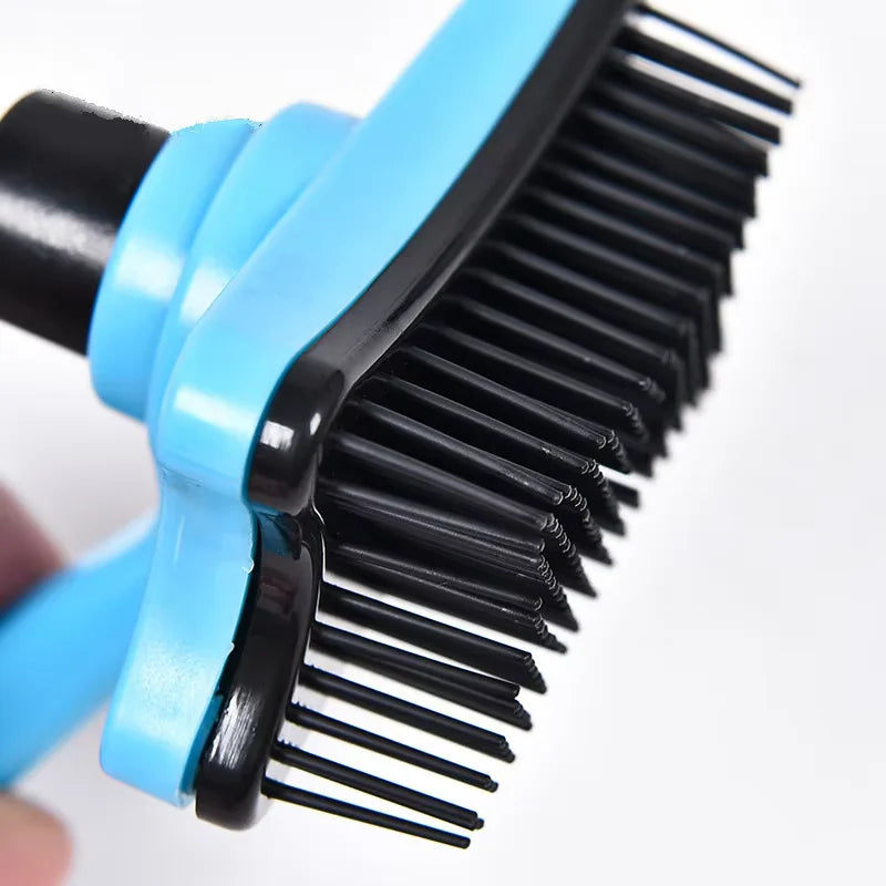 Dog Brush Cat Grooming Brush Self Cleaning Static Free Massage Comb Stable Thicker Bristles Pet Supplies To Remove Loose Fur Quake