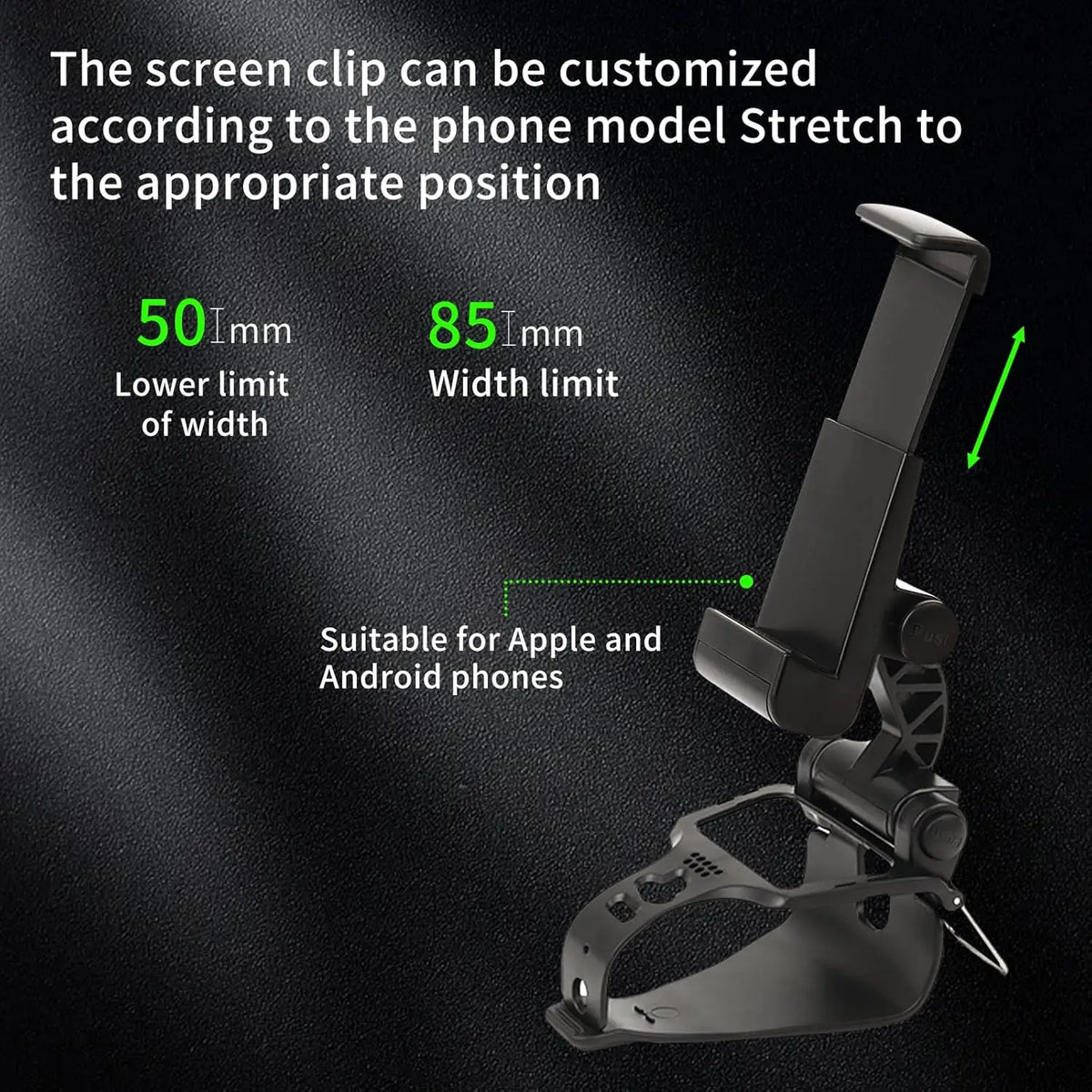 For PS5 Dualsense Edge Elite Controller Adjustable Phone Holder Clip Holder Mobile Game Holder Gamepad Accessories Quake