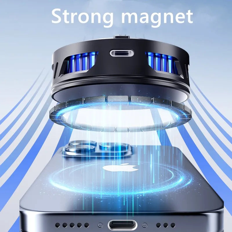 SL18 TEC Cooler Magnetic phone cooler with temperature display for iPhone Android phone tablet game cooler cooling fan Quake