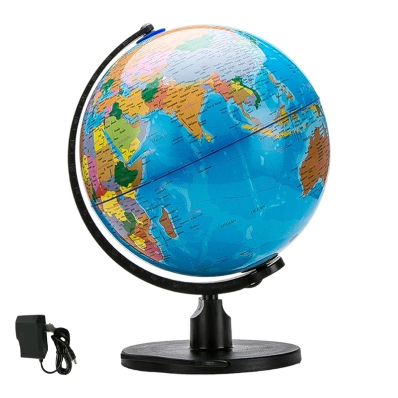 Compact To Large Illuminated Earth For Various Spaces with High Resolution Display Strong Build In 20cm 25cm 32cm K1KF Quake