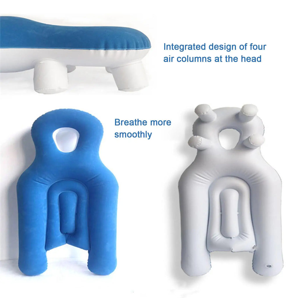 Face Down Pillow After Eye Surgery, Inflatable Retina Lying Pillow Prone Pillow Face Down Sleep Vitrectomy Macular Hole Recovery Quake