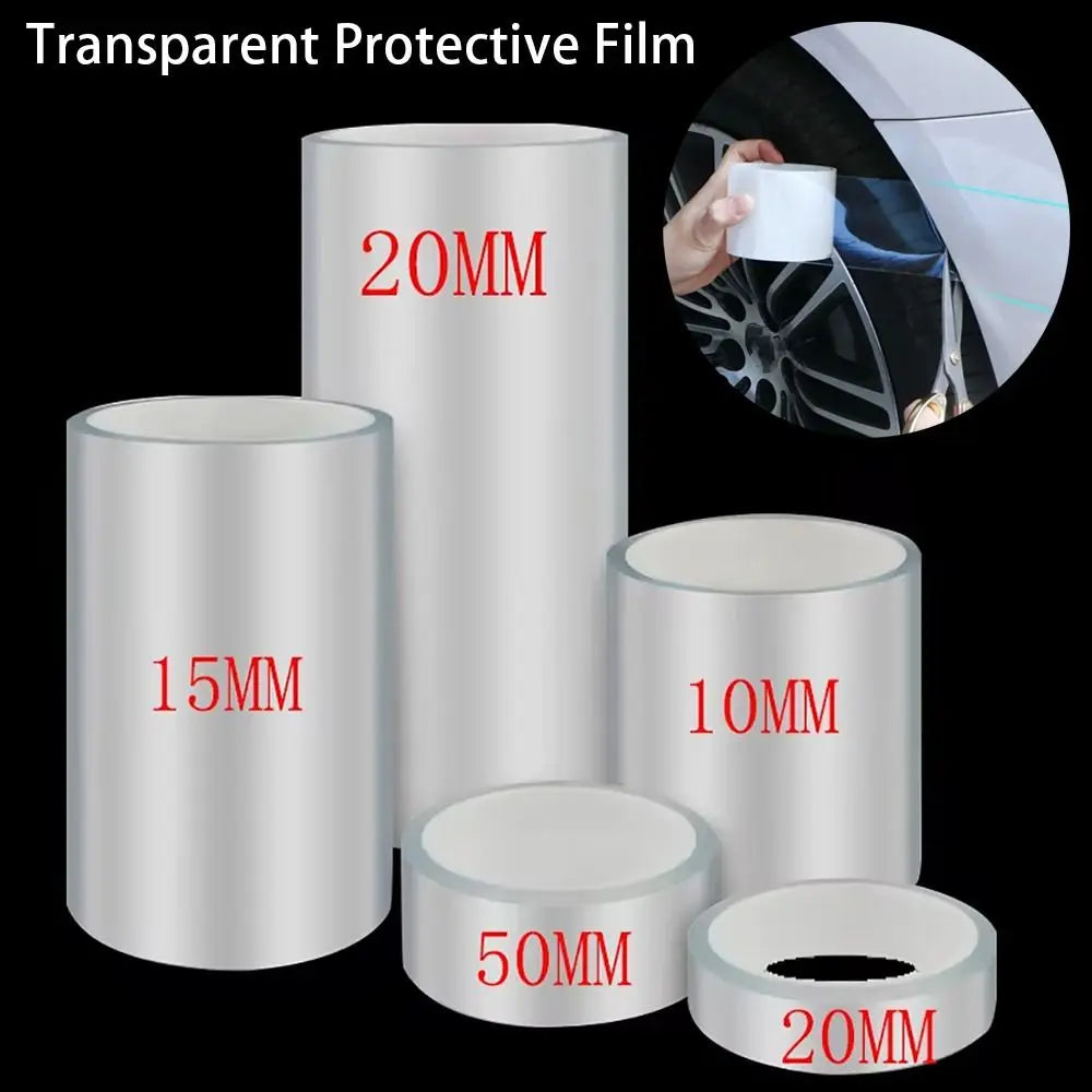 1Roll Bike Frame Protector Transparent Protective Film Riding Decoration 2/3/5/7/10cm Width Bicycle Protection Stickers Quake
