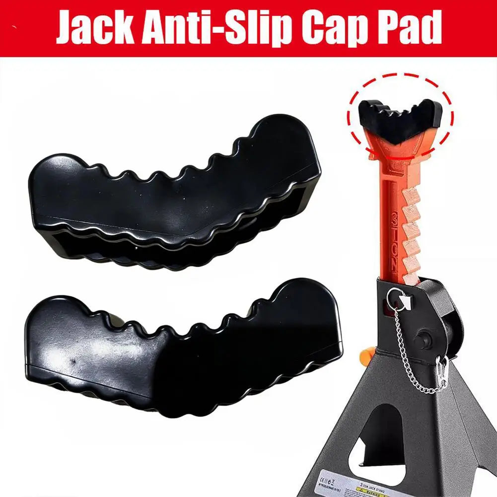 2Pcs Car Slotted Lift Jack Stand Rubber Pad Adapter 6Ton Heavy Duty Frame Rail Pinch Weld Protector Repair Tool Quake