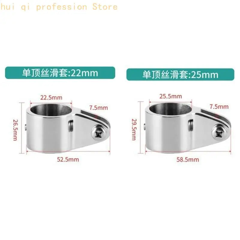 Round Tube Marine Clamp Fitting for Boat Hardware Mounting H8WE Quake