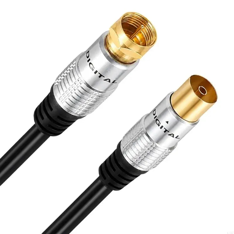 Aerial Extension Cable, TV9.5 Female to F Male Threaded Coax Cord for Home Antennas, Receiver 30Cm-500Cm K1KF Quake 1.5m CN