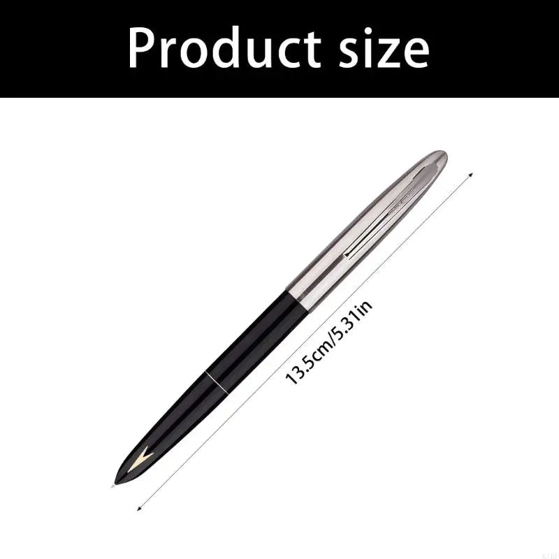 Fountain Pen, 0.38mm Fine Nib Fountain Pen Smooth Writing Luxury Pen Gift for Business Office Journaling K1KF Quake