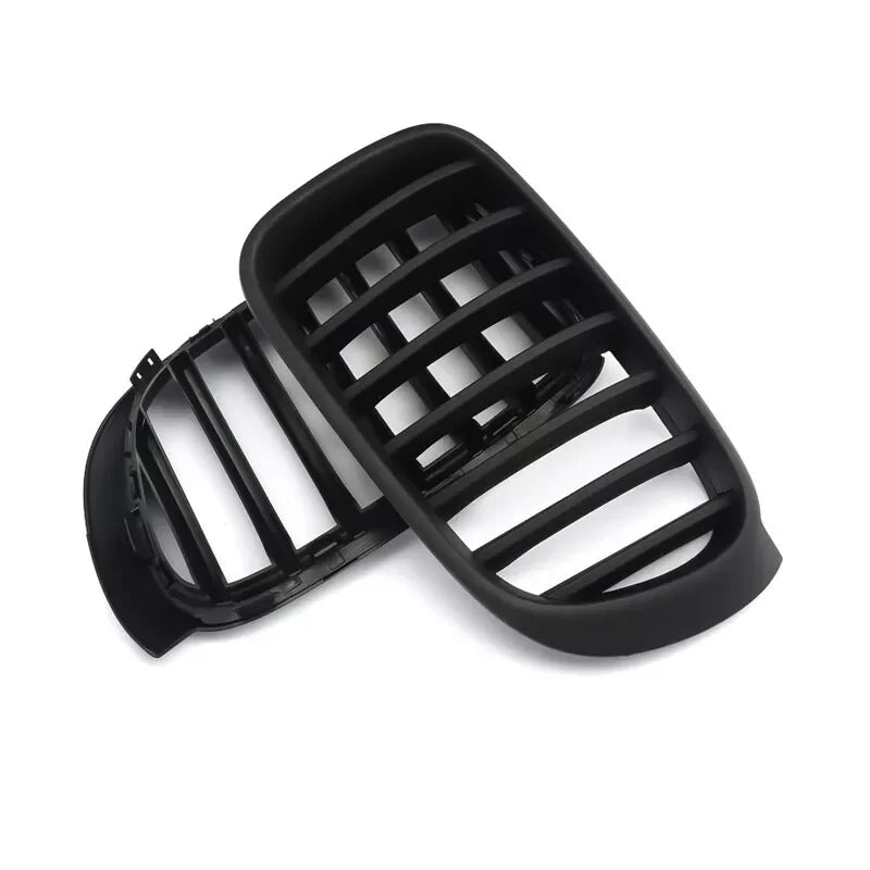 For BMW X3 F25 X4 F26 2014 2015 2016 2017 Car Grille Front Bumper Sport Kidney Racing Grill Black Accessories Replace Parts Quake Single Line Matte