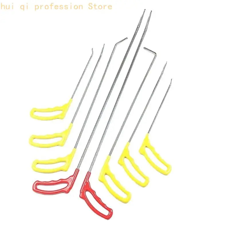 2Pcs/8Pcs Car Body Repair Removal Tools Automotive Door Dent Repair Hooks Stainless Steel Push Rods Kits H8WE Quake 8pcs CN