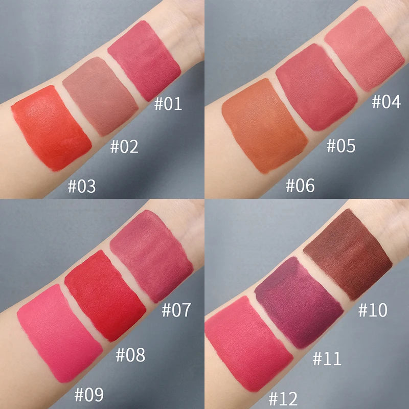 14 Color Liquid Matte Lipsticks Long Lasting Velvet Lip gloss Non Stick Cup Waterproof Beauty Cosmetics Makeup for Women Lip Quake