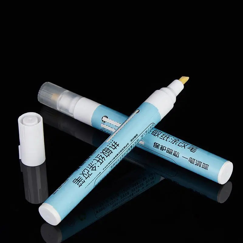 Thermal Paper Eraser Pen Parcel Label Data Correction Courier Shopping Bill Thermal Paper Eraser Pen Privacy Protection Pen Quake