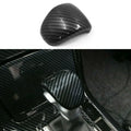 For Kia Forte K3 2019 2020 2021 Carbon Fiber Style Red ABS Interior Gear Lever Shift Knob Cover Sticker Trim Auto Car Parts Quake CARBON