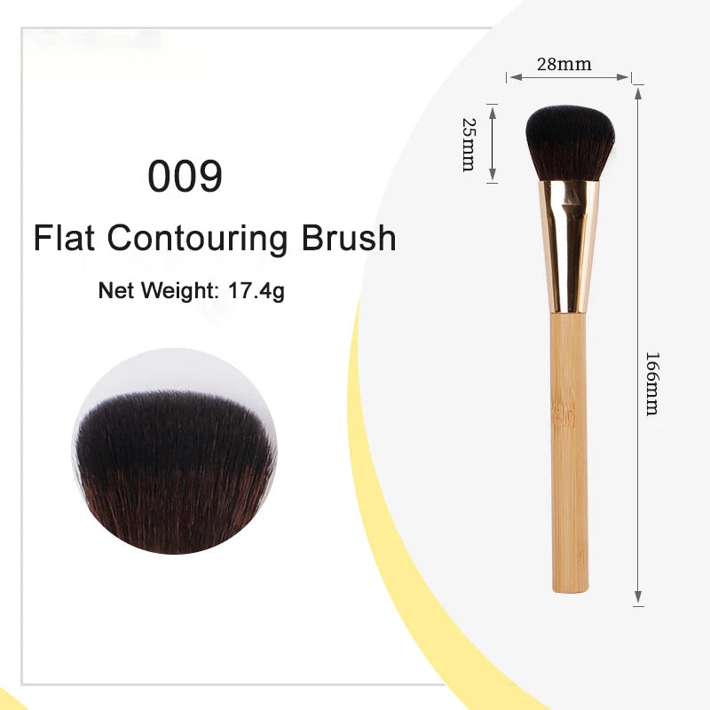 1pcs T Series Beauty Makeup Brushes Face Cosmetic Loose Powder Eyeshadow Highlight Eyebrow Make up Brush For Beauty Women Quake 009