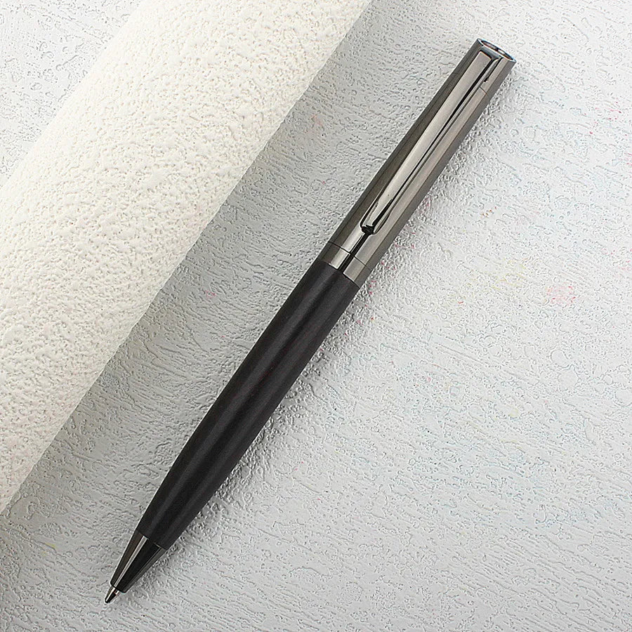 Luxury Pen 163 Smooth Gold Silver Black Office Ballpoint Pen New Student School Stationery Supplies Pens for Writing Quake 5A11-2