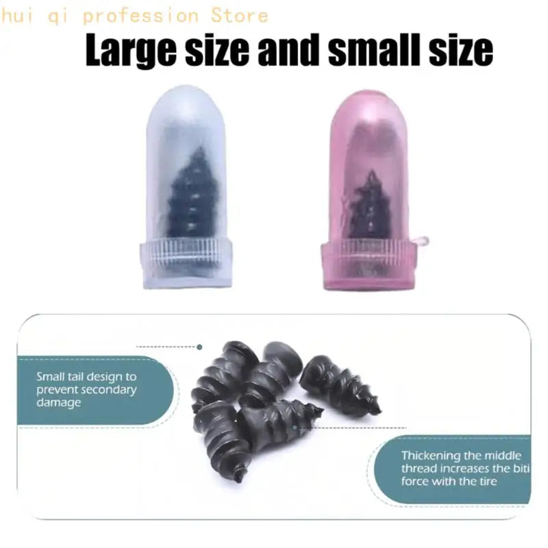 Carbon Steel Tire Plug With 30 Rubber Nails And Screwdriver For Vehicle H8WE Quake