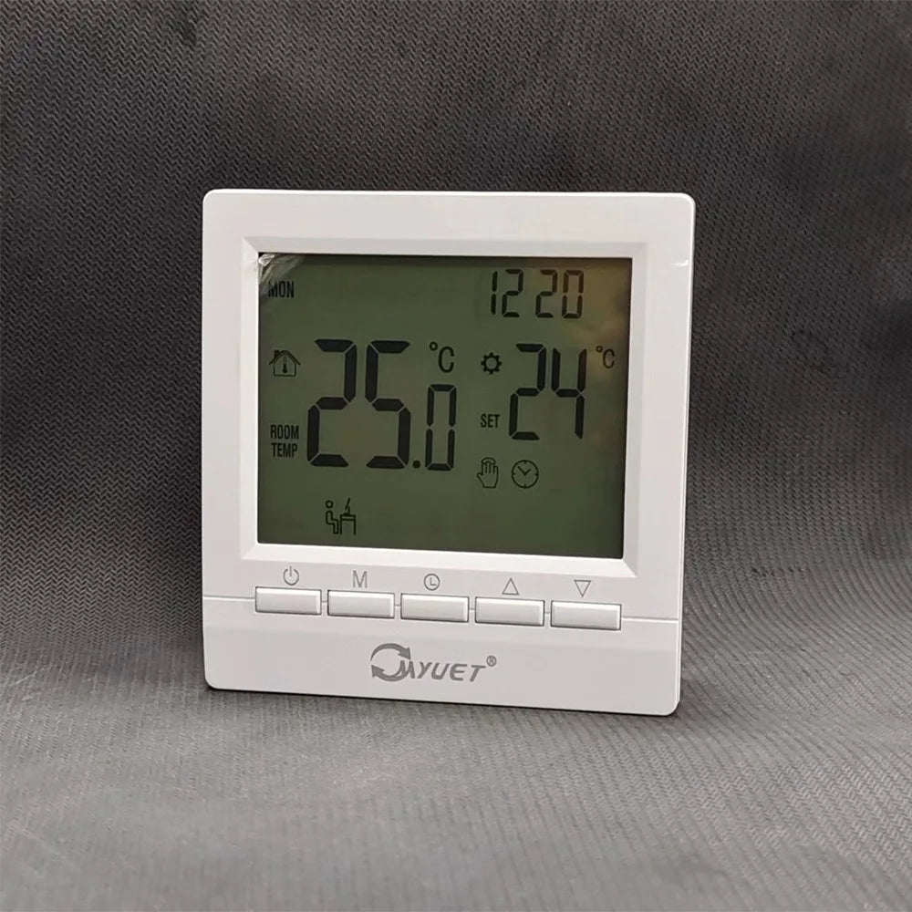 Programmable Temperature Controller Room Thermostat Digital LCD Display Touch Screen Controller Floor Heating Gas Boiler Quake